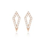 Georgini Rock Star Kite Rose Gold Earrings