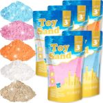 11 Lbs Moldable Self-sticking Sand Never Dries Out-fun For 3 Years And Up Kids Bulk Refill For Sensory Sand Box Toys Ideal For S