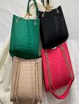 Elegance Swede Snake Skin Bag: Exotic Meets Luxurious Design