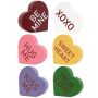 Wooden Heart Shape Centerpieces Decoration For Wedding Valentines Day - 6 Piece