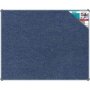 Parrot Bulletin Board Ribbed Aluminium Frame 1500X1200MM - Denim