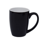 Standard Bullet Mug Black Outside White Inside 340ML Set Of 6