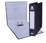 A3 Brief Upright Lever Arch File Black PKT-6