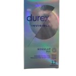 Durex Condoms Invisble Reg Fit 12