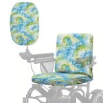 Estailounic Mobility Scooter Seat & Backrest Cover With Elastic Edges Breathable Washable Seat Protector Fit Most Wheelchairs An
