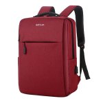 Backpack Travel Bag 15" USB Port And Multi-pocket Design Red – LB200