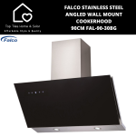 Falco Stainless Steel Angled Wall Mount Cookerhood - 90CM FAL-90-30BG