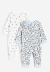 2-PACK Patterned Cotton Pyjamas - Blue White & Multi