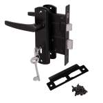 Sele Essential 3LEVER Decorative Lockset For Internal Doors Modern Black Handles