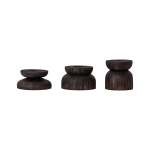 Organic Candle Holder - Large Black