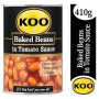 Koo Baked Beans In Tomato Sauce 410G