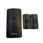 Digitech - Wireless Door Chime - 2 Transmitters - Black