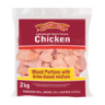 Individually Quick Frozen Mixed Chicken Portions 2KG