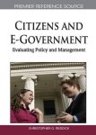 Citizens And E-government: Evaluating Policy And Management