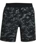 Men's Ua Launch Run 7" Print Shorts - Black XL