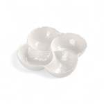 4 Division Ceramic Bowl White
