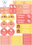 School Labels : Farm Theme Girls