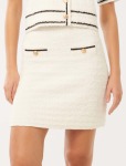 Margot Knitted Skirt - XL Mono Tipped