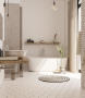 Floor Tile Porcelain Hexagon Basic White