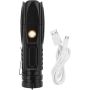 Strong Light LED Flashlight Waterproof Outdoor Torch USB Charging