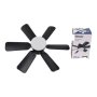 Bright Starts Bright Star Ceiling Fan FCF104 Black Fits Into Es Socket