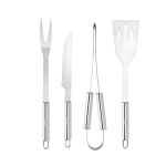 4PIECES Bbq Tool Set - Stainless Steel
