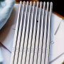 10/20PCS Advanced Reusable Metal Stainless Steel Chopsticks Restaurant Safe Dishwasher Cleaning Lightweight And Easy To Use Metal Tableware Eid Al-adha Mubarak