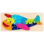 Wooden Fish Number Puzzle - Multicolour
