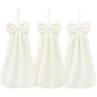 3 Pack - Bow-top Absorbent Hand Towels