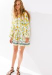 Macram -belt Dress - Cream Lemons