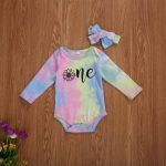 Tie Dye One Romper 3-6M