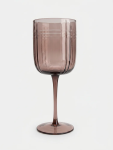 Smoked Glass Wine Goblet 20.5CM - None None