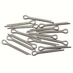 100PCS Premium 304 Stainless Steel Cotter Pin Assortment Kit - Zinc Plated Rust-resistant Split Pins For Automotive & Small Engi