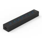 Orico 7 Port USB3.0 Aluminium Hub - Black