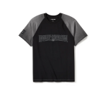 Iron Bond II Short Sleeve Tee – Colorblock – Harley Black & Asphalt
