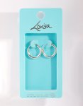 Sterling Silver 18MM Chubby Hoop Earrings