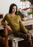 Arezzo - Knit Top With Pocket Detail - Chartreuse