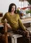 Arezzo - Knit Top With Pocket Detail - Chartreuse