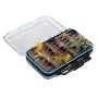 Kuyyfds 64PCS Dry Flies Bass Salmon Trouts Flies Nymph And Streamer Fly Fishing Kit Waterproof Fly Box For Trout Fishing