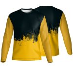 Unisex Long Sleeve Crew Neck T-Shirt Birdseye Africa Design