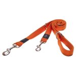 Rogz Pet Products Rogz Utility Large 20MM Fanbelt Multi-purpose Dog Lead - Orange Reflective