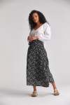 Wonder Wrap Skirt - One Size Beige cream Floral