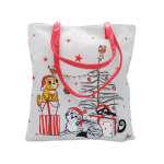 Christmas Paws & Purrs Tote Bag Assorted Designs - Purrs Cat