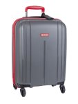 Cellini Qwest 4 Wheel Carry On Trolley -grey - Ys Travel Bags