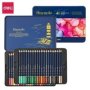Finenolo Watercolour Coloured Pencils Set 48 Colours - In Metal Case