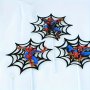 3PC Marvel Spider-man Baked Cake Decoration Spider Web Placard Avengers Character Birthday Party Cake Decoration.