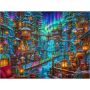 1000 Pieces Jigsaw Puzzle For Adults With Aurora Winter Treehouse