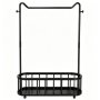 Clothing Rack Rolling Garment Rack Clothes Hanger Coat Rack With Basket
