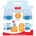 Temperature Control Bottles 0-6 Months 150ML 2 Pack Blue green