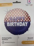 18 Inch Polka Happy Bd Foil
